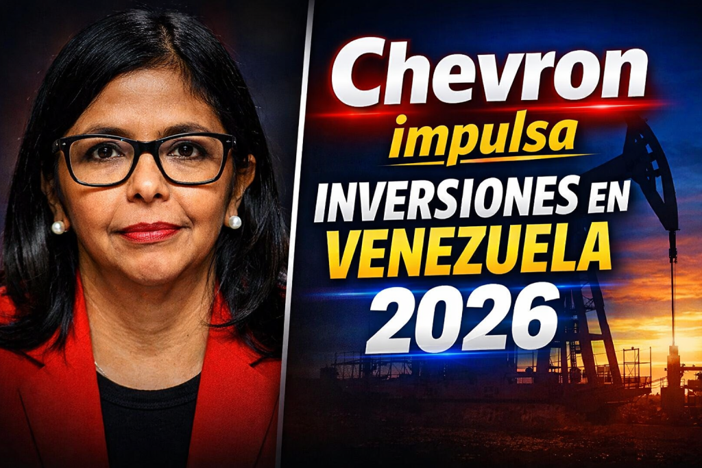 Chevron impulsa inversiones en Venezuela 2026 clave para aumentar la producción petrolera nacional