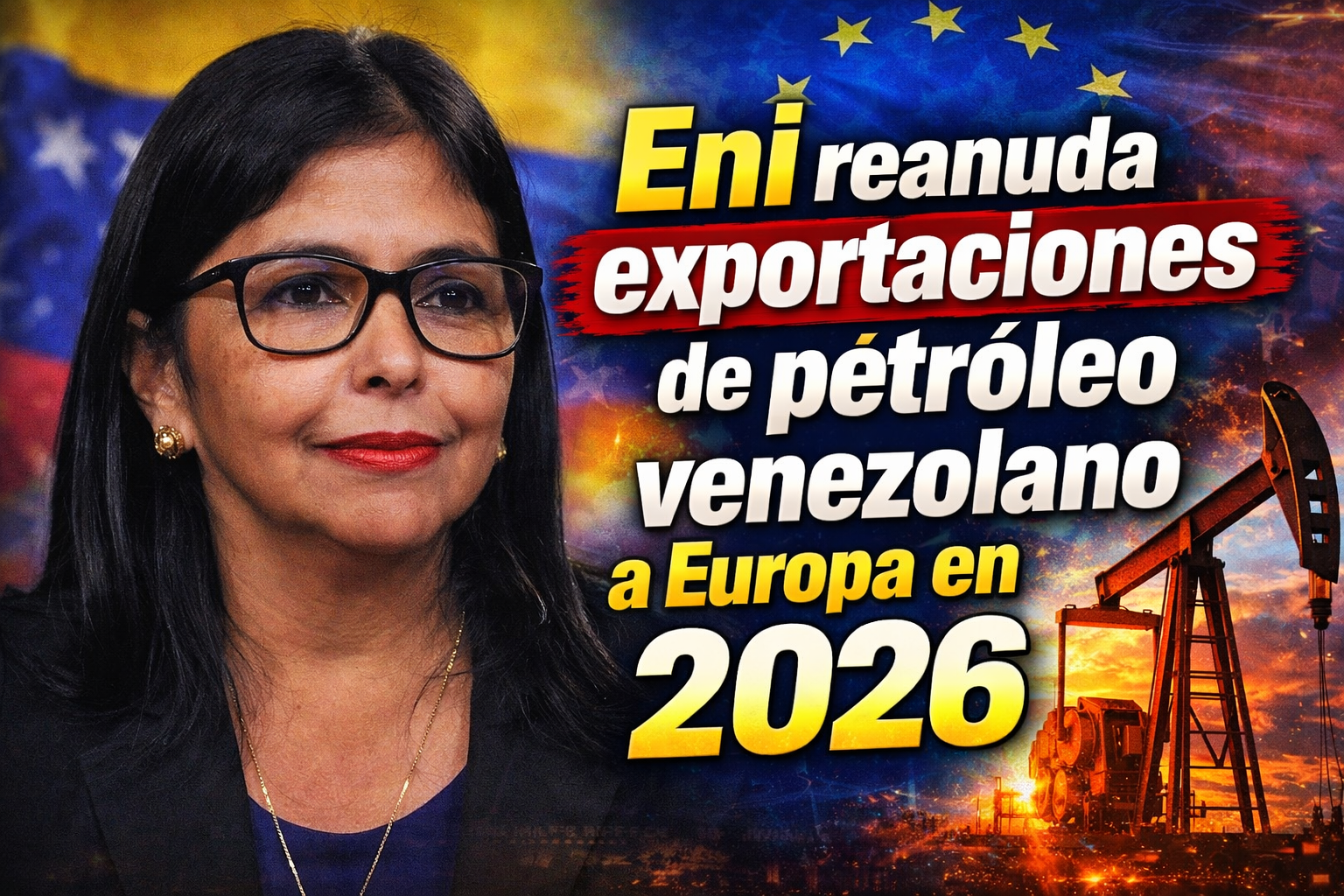 Eni reanuda exportaciones de petróleo venezolano a Europa en 2026 primer envío a España tras alivio de sanciones
