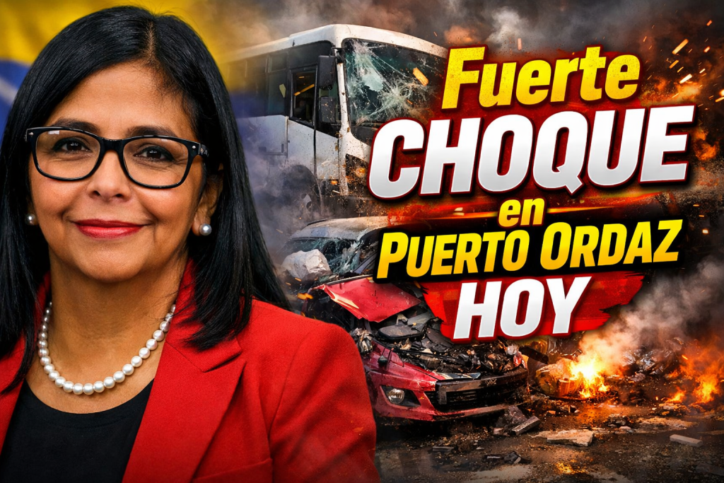 Fuerte choque en Puerto Ordaz hoy heridos tras accidente en la Avenida Guayana