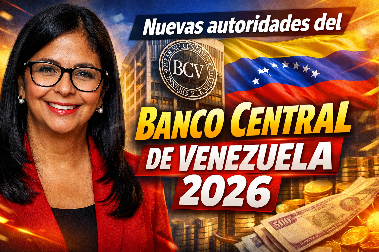 Nuevas autoridades del Banco Central de Venezuela 2026 Luis Pérez asume tras salida de Laura Guerra