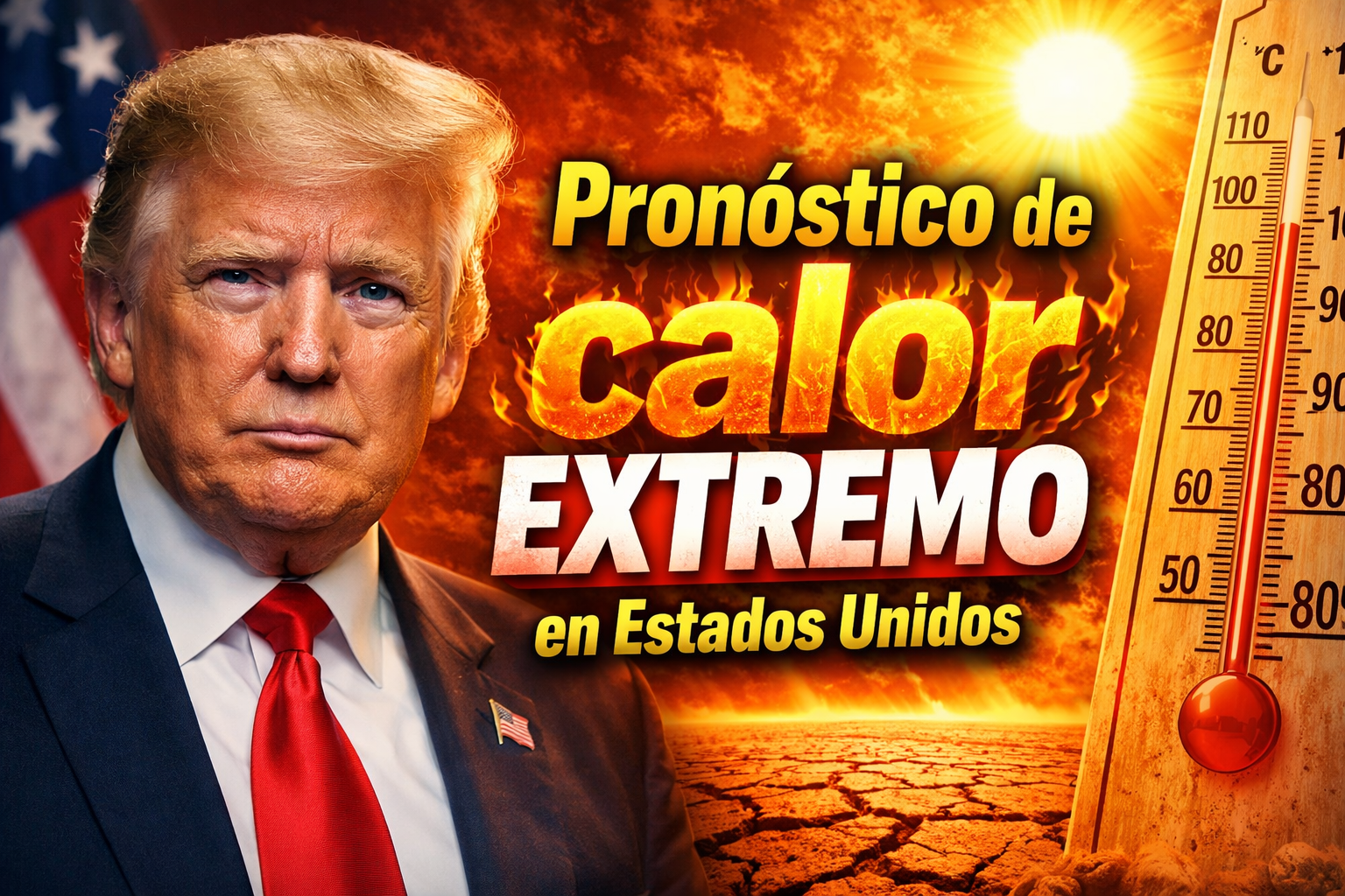Pronóstico de calor extremo en Estados Unidos abril 2026 con récords históricos y advertencias por incendios