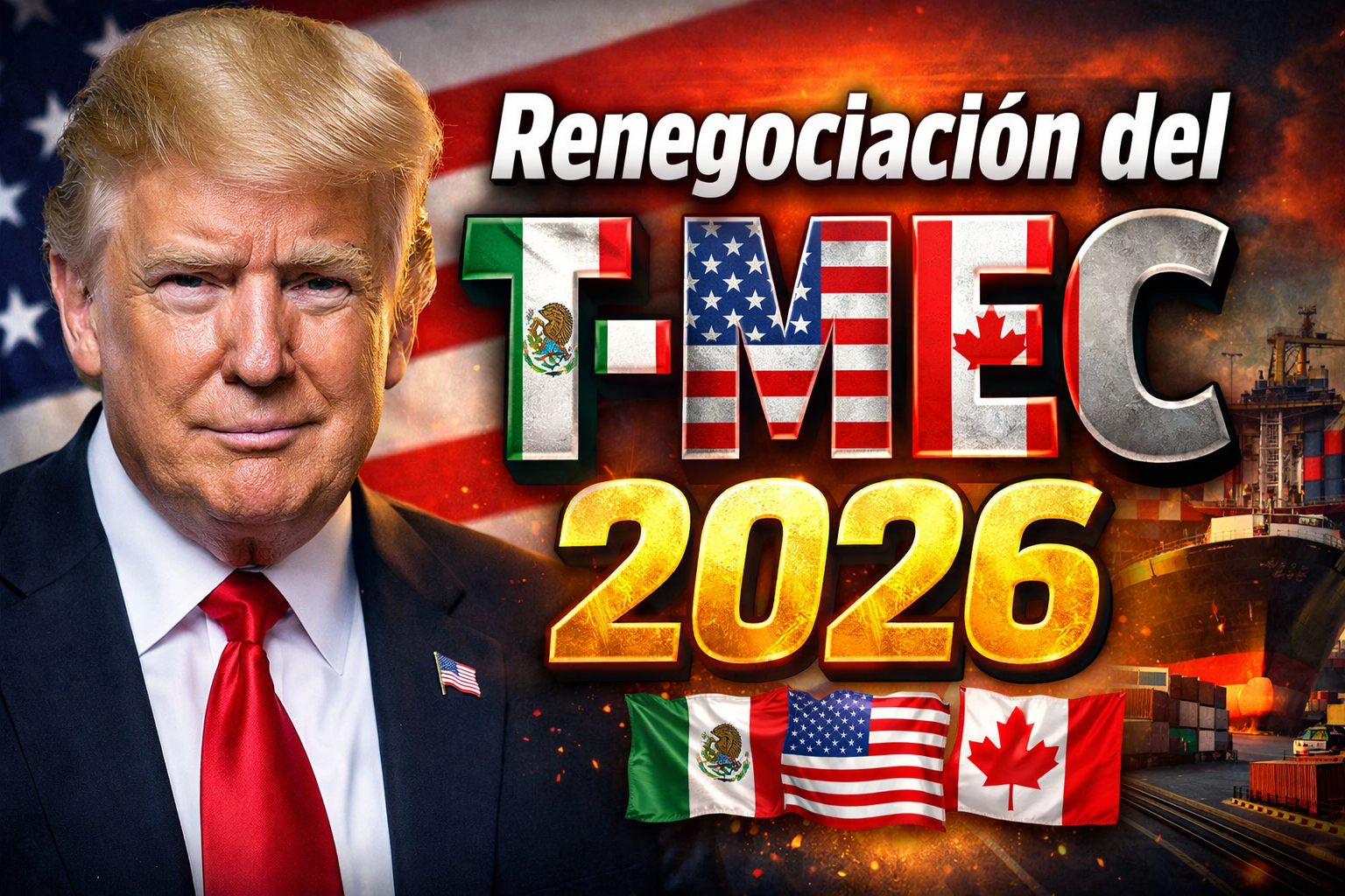 Renegociación del T-MEC 2026 aranceles de Donald Trump tensan comercio entre México y Estados Unidos
